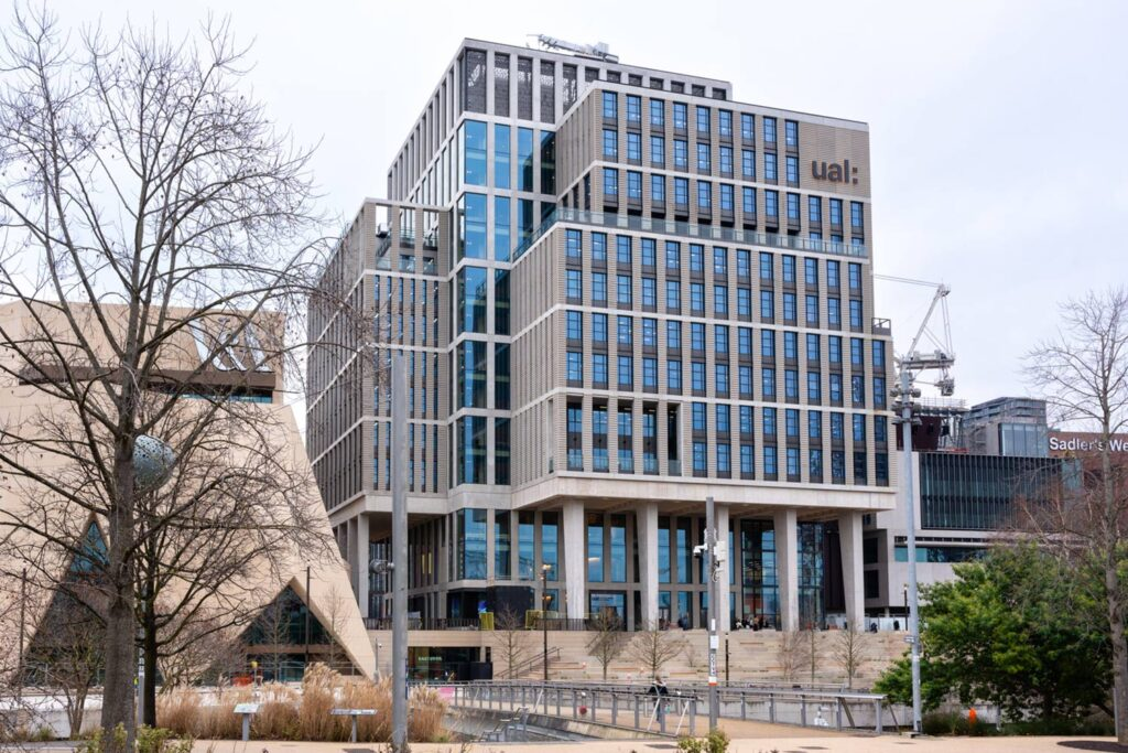 University of the Arts London building at East Bank, Stratford